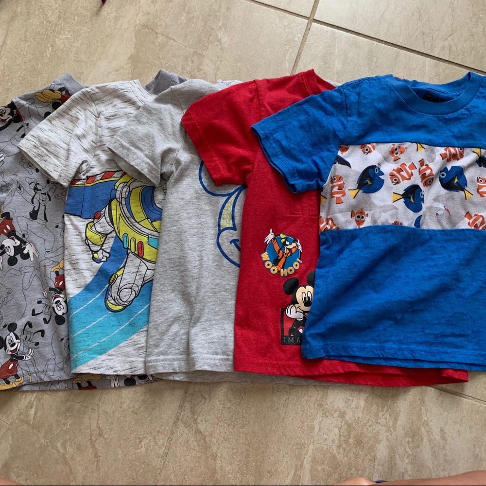 5t Disney Mickey Mouse shirt lot